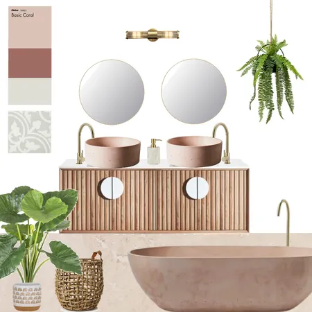 boho bathroom Interior Design Mood Board by amjstyling on Style Sourcebook