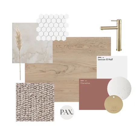 Materials Board Bathroom Interior Design Mood Board by PAX Interior Design on Style Sourcebook