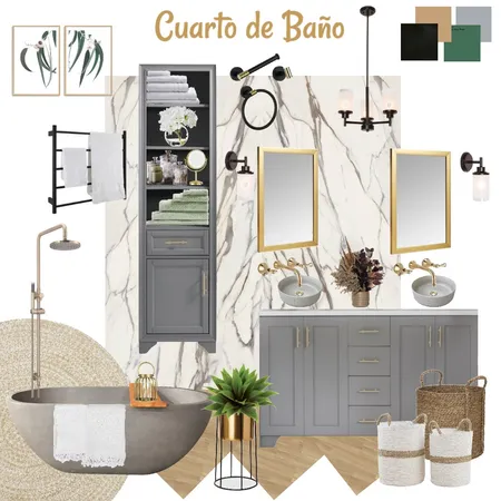 Baño Relax Interior Design Mood Board by NiKa Corner Design on Style Sourcebook