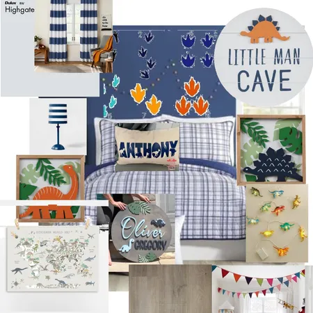 Dino boys room Interior Design Mood Board by lacgirl on Style Sourcebook