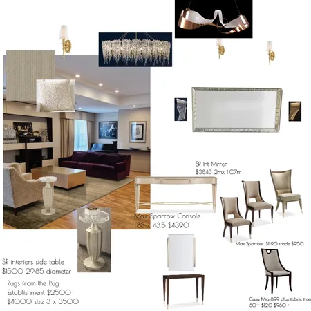 Obrien Lounge Dining Interior Design Mood Board by Batya Bassin on Style Sourcebook