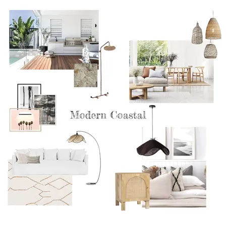 Modern Coastal Interior Design Mood Board by rshorsfall@gmail.com on Style Sourcebook
