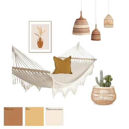 Burnt Orange Boho Mini Interior Design Mood Board by Design2022 on Style Sourcebook