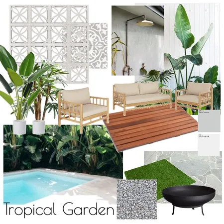 Tropical garden design Interior Design Mood Board by Leafdesigns on Style Sourcebook