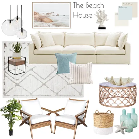 The Beach House Interior Design Mood Board by Isabel Keyser on Style Sourcebook