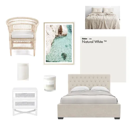 Bedroom with updated bed v2 Interior Design Mood Board by Bip on Style Sourcebook