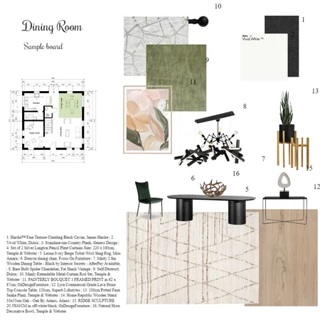 assignment 10-Dining room Interior Design Mood Board by zahrabedi on Style Sourcebook