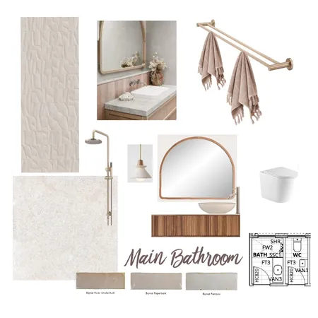 Main Bathroom Interior Design Mood Board by Mellyg348 on Style Sourcebook