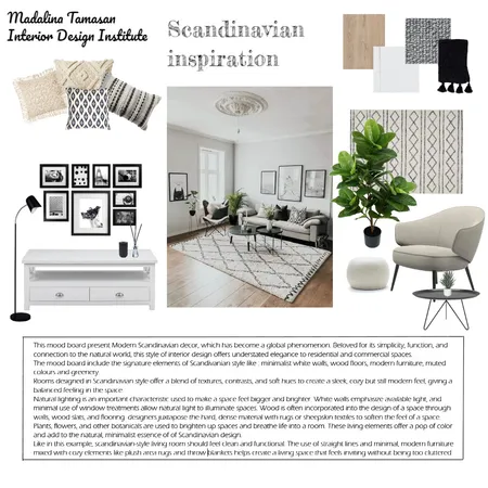 Scandinavian inspiration Interior Design Mood Board by madalina on Style Sourcebook