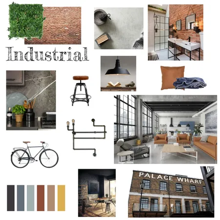 industrial 1 Interior Design Mood Board by DI.GODLEWSKI on Style Sourcebook