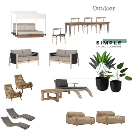 Hope Island Outdoor Interior Design Mood Board by Simplestyling on Style Sourcebook