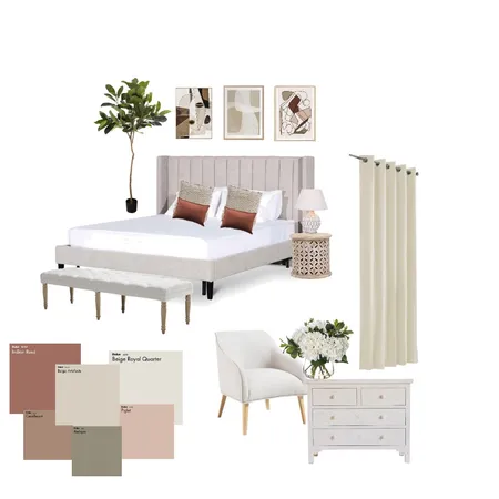 Master Bedroom Interior Design Mood Board by viranchi on Style Sourcebook