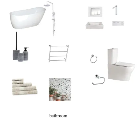 Sample board bathroom Interior Design Mood Board by Anna An on Style Sourcebook