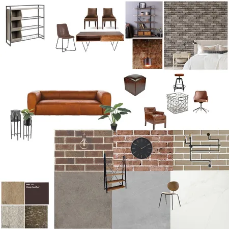 industrial Interior Design Mood Board by Samara on Style Sourcebook