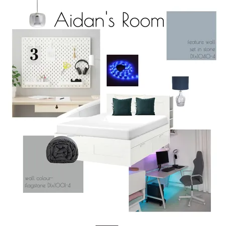 Aidan's Room Interior Design Mood Board by ebirak on Style Sourcebook