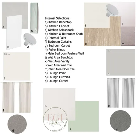 Jon & Jayne Internal Selections Interior Design Mood Board by Eliza Grace Interiors on Style Sourcebook