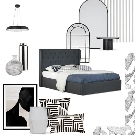 white and black Interior Design Mood Board by Toni Martinez on Style Sourcebook