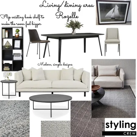 Living/dining Rozelle Interior Design Mood Board by the_styling_crew on Style Sourcebook
