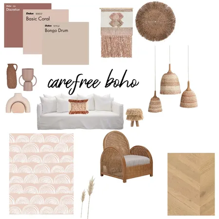 Carefree Boho Interior Design Mood Board by Viloria Designs on Style Sourcebook