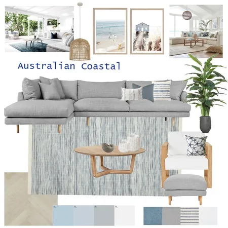 Australian Coastal -fabrics included Interior Design Mood Board by Joanne's Designs on Style Sourcebook