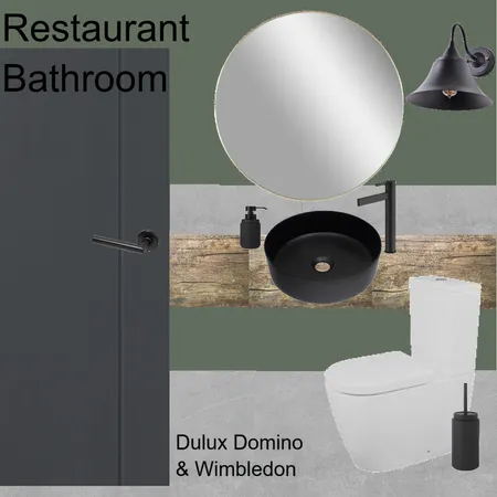 Restaurant Bathroom Interior Design Mood Board by MrsLofty on Style Sourcebook