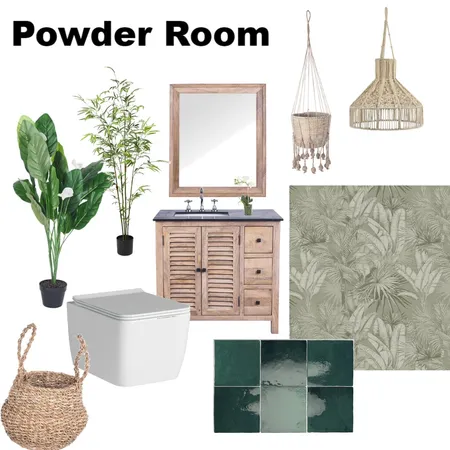 powder room tropical design Interior Design Mood Board by kimdavid on Style Sourcebook