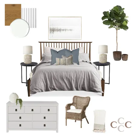 Primary Bedroom Bruce Lake - Terra Baltic Interior Design Mood Board by CC Interiors on Style Sourcebook