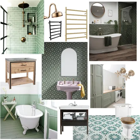 sage bathroom Interior Design Mood Board by juleslove on Style Sourcebook
