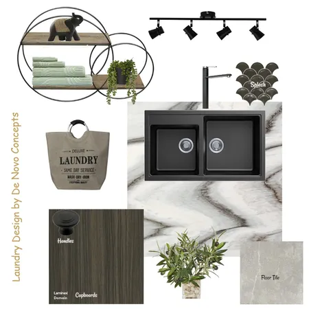 Laundry Interior Design Mood Board by De Novo Concepts on Style Sourcebook