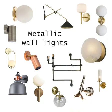 Metal wall lights Interior Design Mood Board by The Creative Advocate on Style Sourcebook