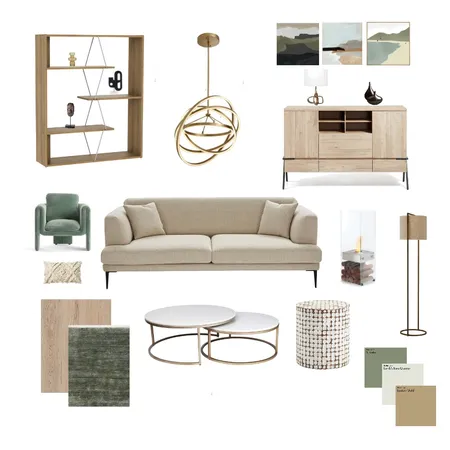 Drew & Leah Contemporary Living Interior Design Mood Board by MB Interiors on Style Sourcebook