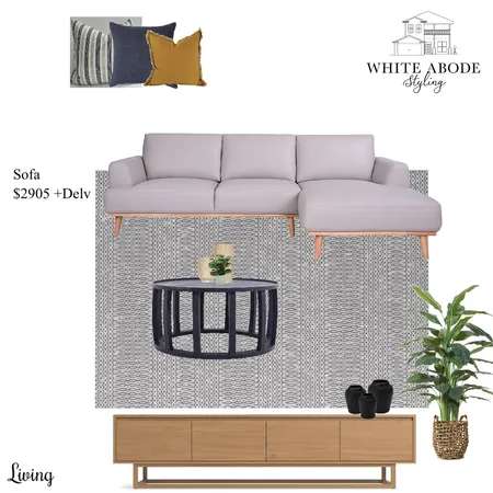 King - Living 3 Interior Design Mood Board by White Abode Styling on Style Sourcebook