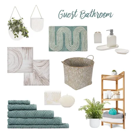 Cowman Guest Bathroom Interior Design Mood Board by Maven Interior Design on Style Sourcebook