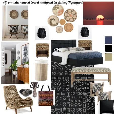 Afro-modern mood board v1.3 Interior Design Mood Board by Nyangie on Style Sourcebook