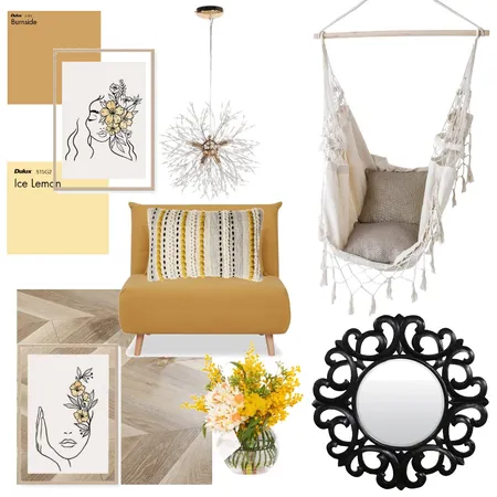 yellow Interior Design Mood Board by Elaina on Style Sourcebook