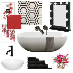 red Interior Design Mood Board by Elaina on Style Sourcebook