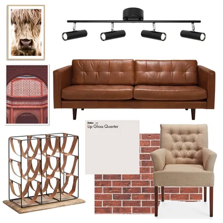 Subtle Red Interior Design Mood Board by Elaina on Style Sourcebook