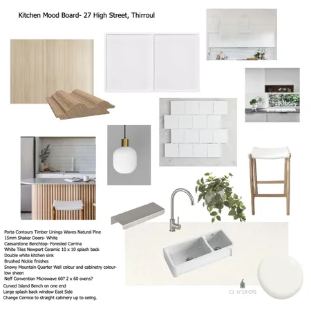 Kitchen 27 High Interior Design Mood Board by CSInteriors on Style Sourcebook