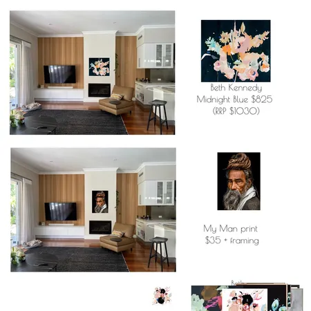 Fireplace art 3 Interior Design Mood Board by Little Design Studio on Style Sourcebook
