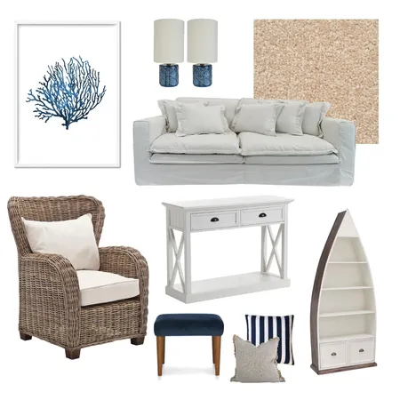 Hamptons Interior Design Mood Board by annamilner on Style Sourcebook