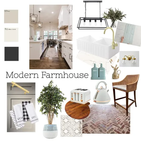Modern Farmhouse Interior Design Mood Board by KylieW on Style Sourcebook