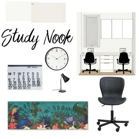 Study Nook Interior Design Mood Board by Michelle Green 2 on Style Sourcebook