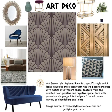 Art Deco MoodBoard Interior Design Mood Board by rajmoduga on Style Sourcebook