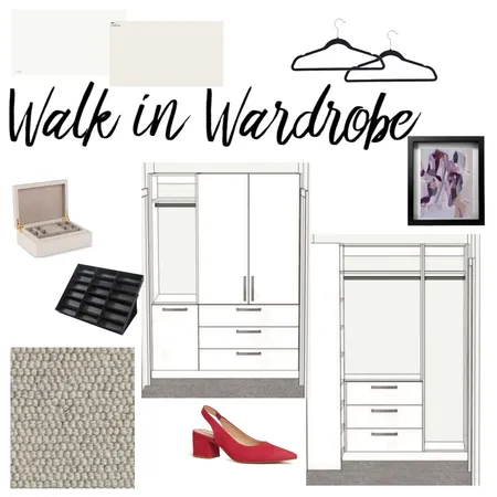 Walk in Wardrobe Interior Design Mood Board by Michelle Green 2 on Style Sourcebook