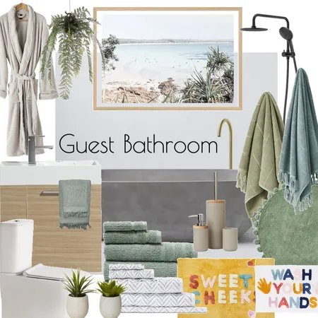 Guest Bathroom Interior Design Mood Board by Shannelleno5 on Style Sourcebook
