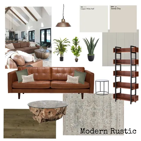 Modern Rustic - IDI Module 3 Interior Design Mood Board by Tallieleon001 on Style Sourcebook