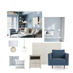 Blue Monochromatic Interior Design Mood Board by MrBuzzolini on Style Sourcebook