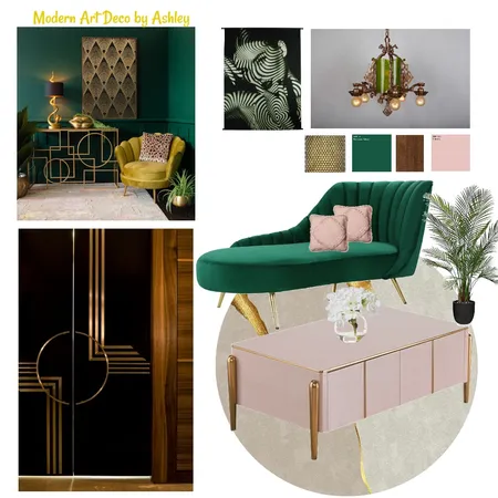 mood board - Modern Déco Style Interior Design Mood Board by Nyangie on Style Sourcebook