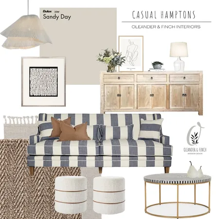 Casual Hamptons, Moon Rd Project. Interior Design Mood Board by Oleander & Finch Interiors on Style Sourcebook