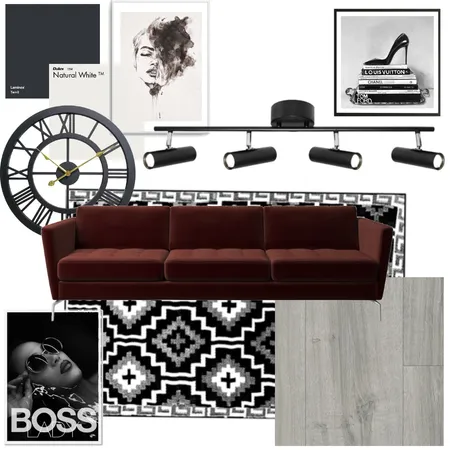 Red Interior Design Mood Board by Elaina on Style Sourcebook